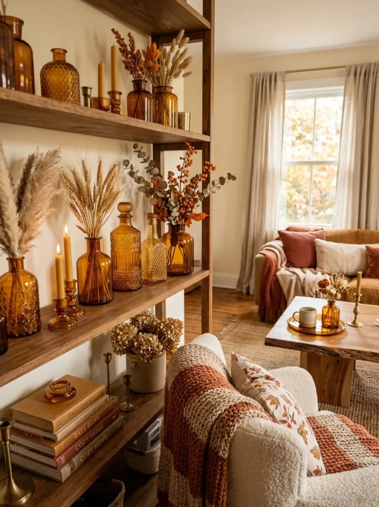 Amber Glass Decor