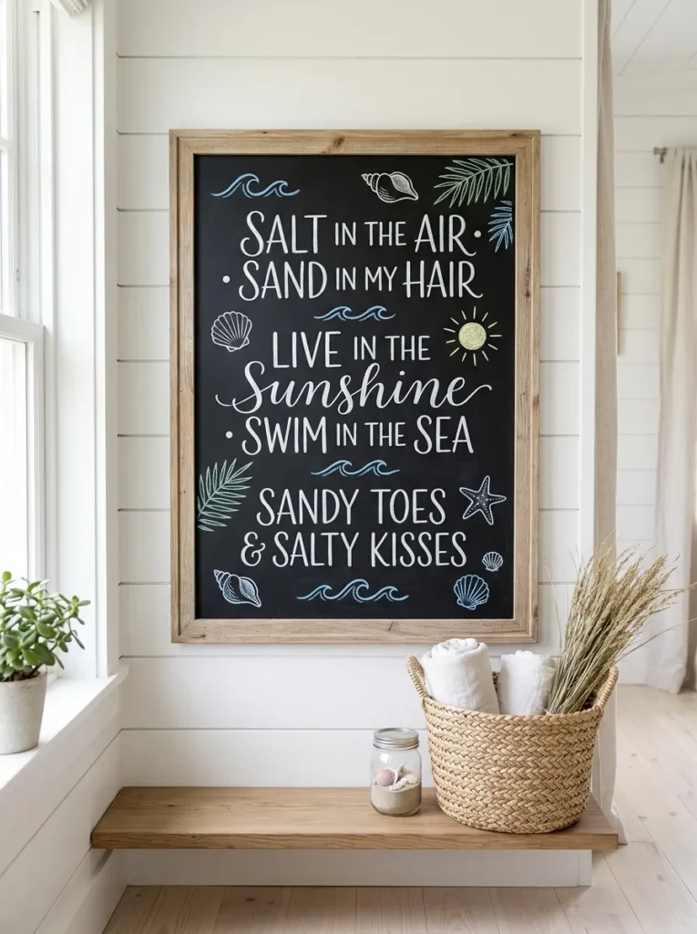 Beach Quote Lettering