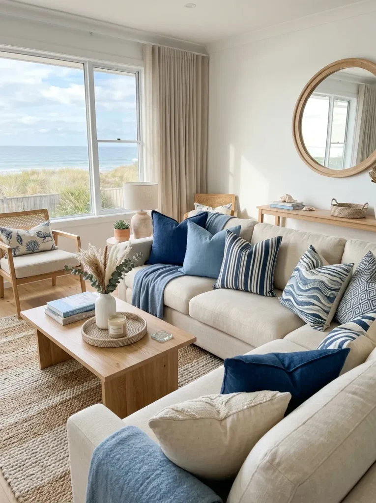 Blue Accent Pillows
