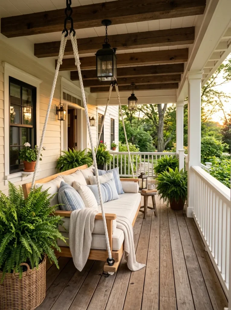 Cozy Porch Swing