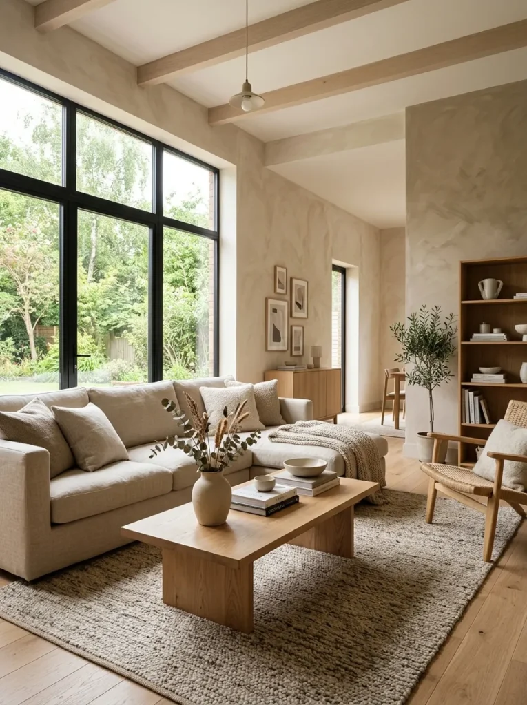Earthy Limewash Walls