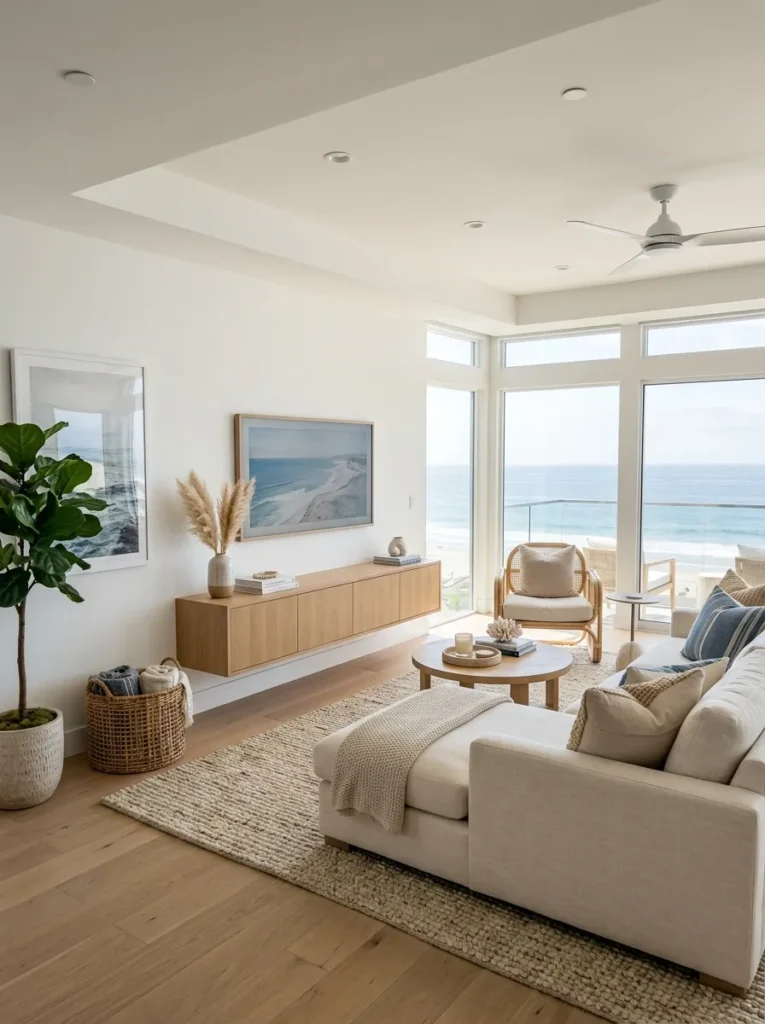 Floating Media Console