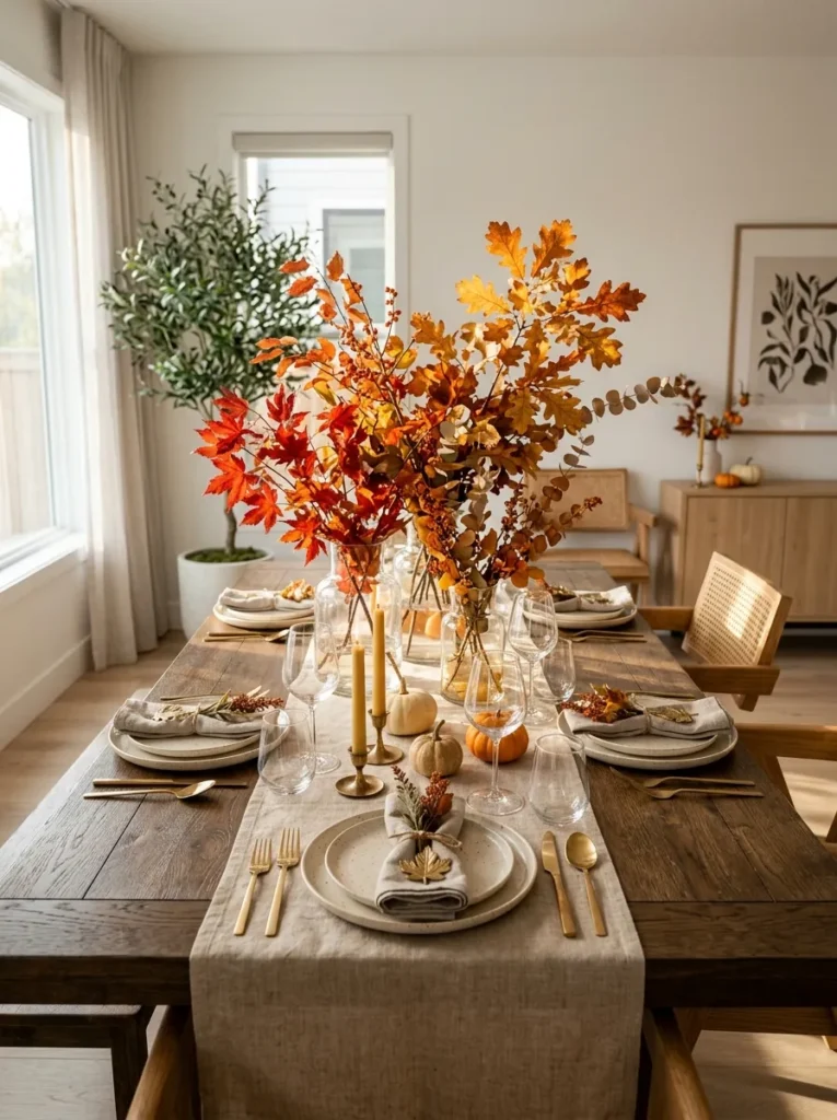 Glass Vase Foliage