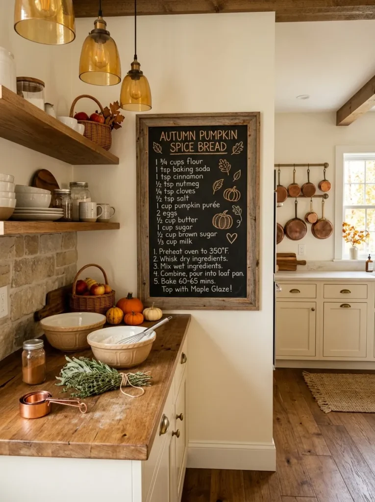 Kitchen Recipe Board