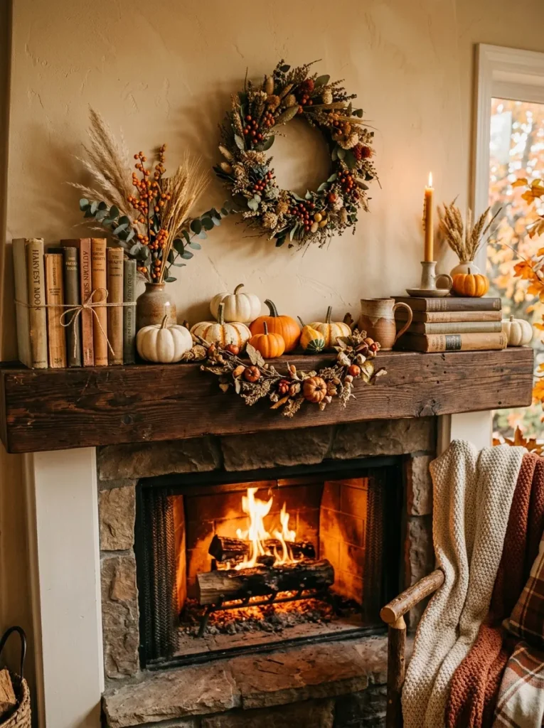 Layered Autumn Books