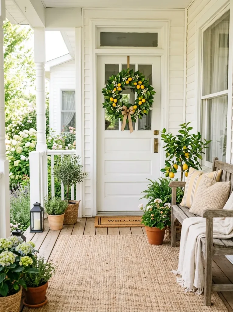Lemon Blossom Wreath