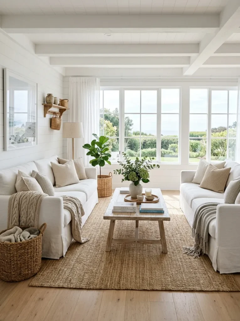 Linen Slipcovered Seating