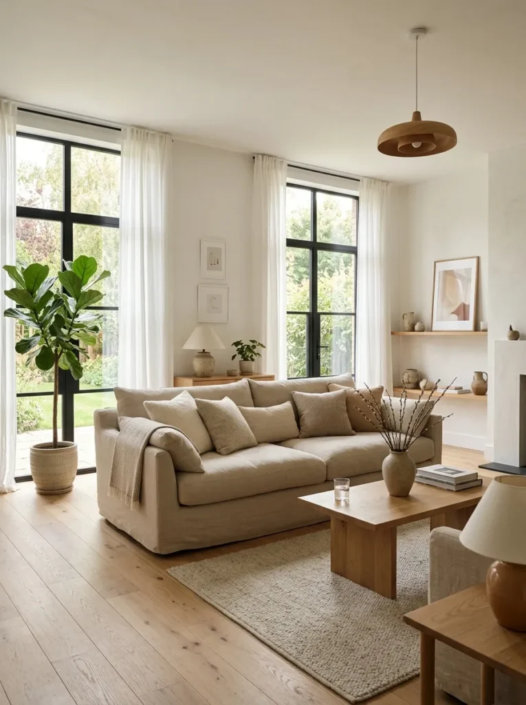 Linen Sofa Corner