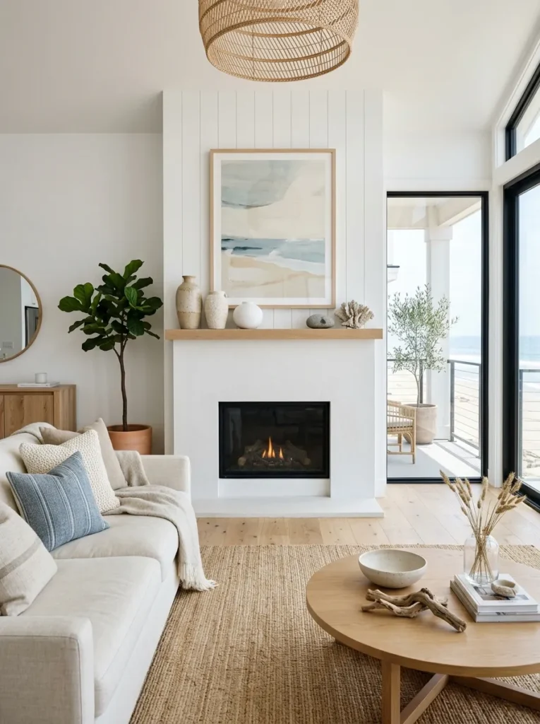 Minimal Mantel Styling