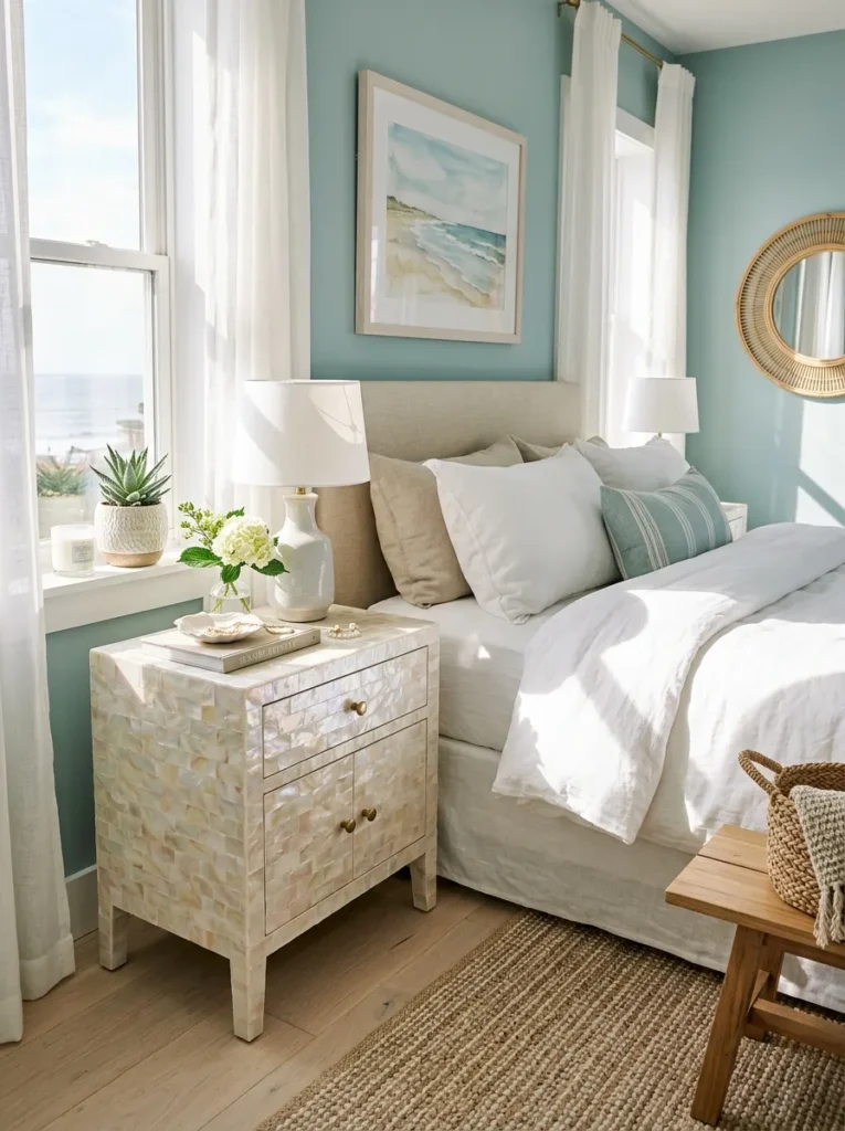 Mother-of-Pearl Nightstand