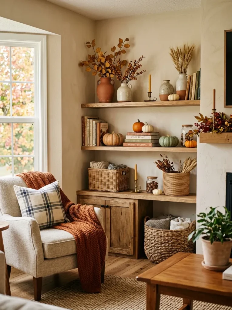Natural Wood Shelving