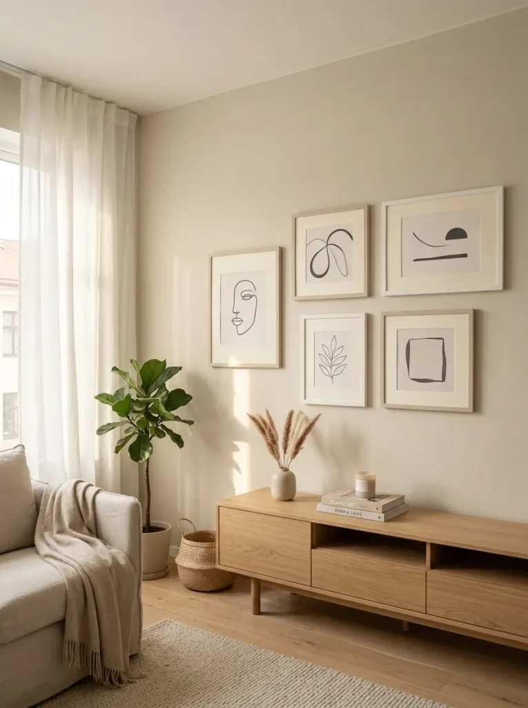 Neutral Gallery Wall