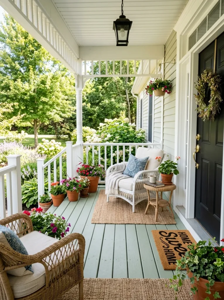 Painted Porch Floor