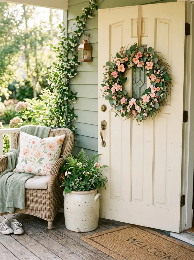 Peach Blossom Wreath