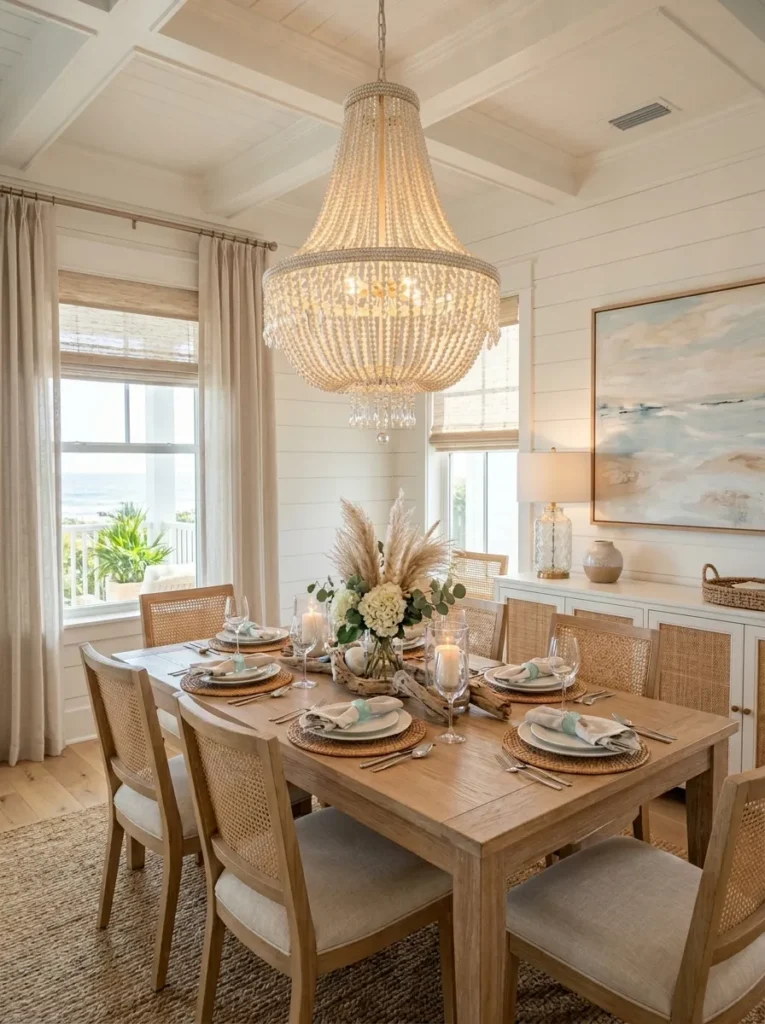 Pearl Bead Chandelier
