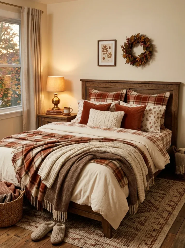 Plaid Blanket Layers