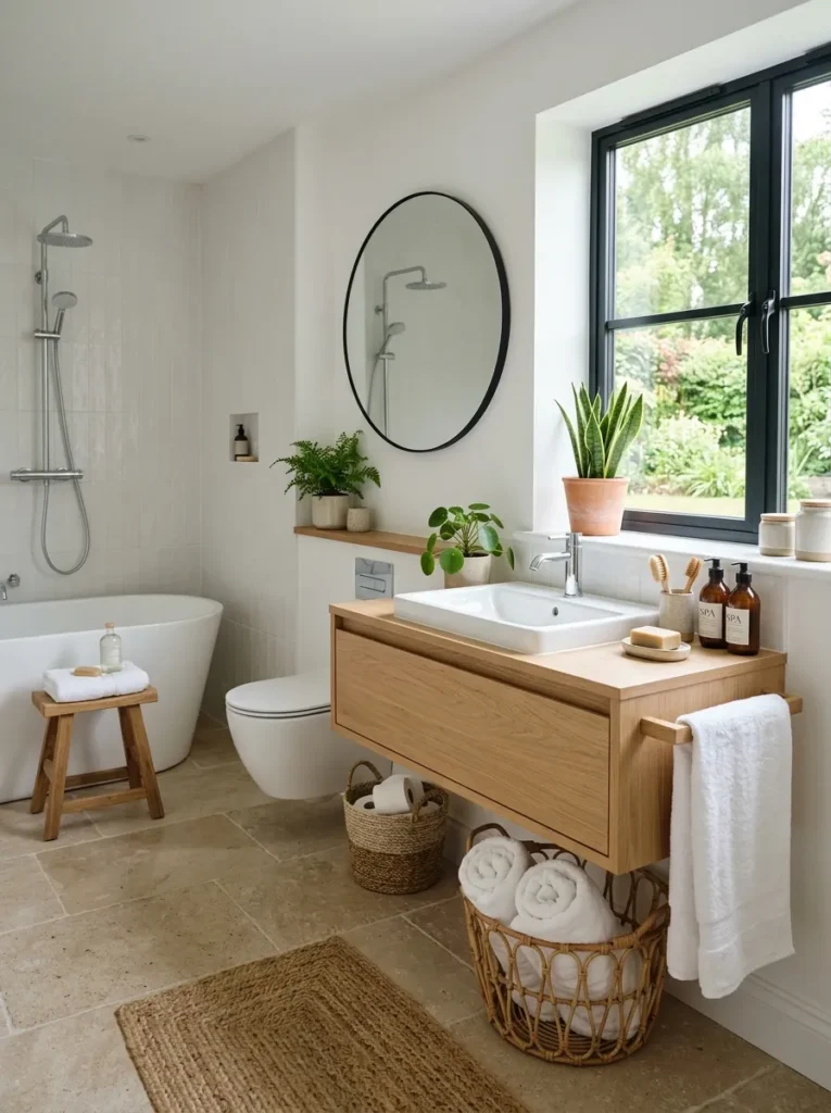 Refreshing Bathroom Accents