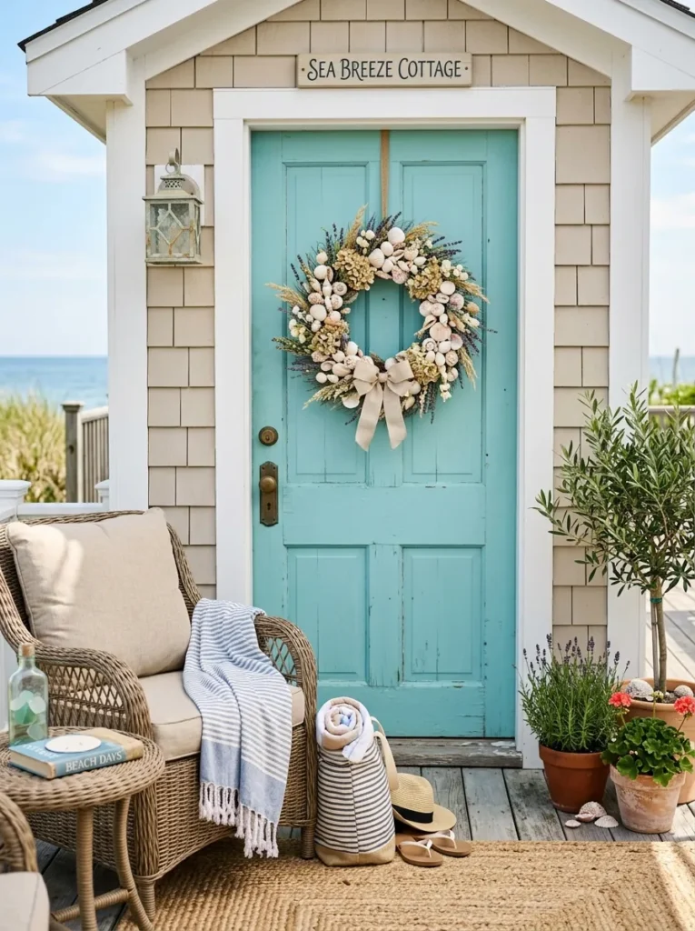 Seashell Flower Wreath