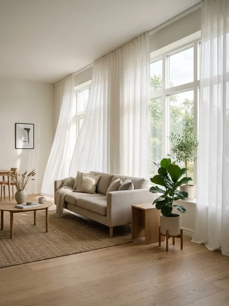 Sheer Curtain Flow