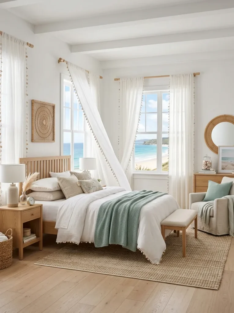 Shell Trim Curtains