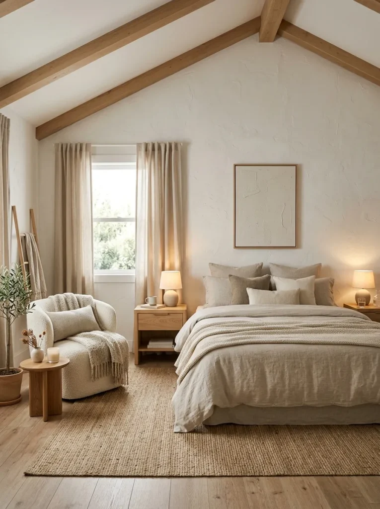 Textured Neutral Bedrooms