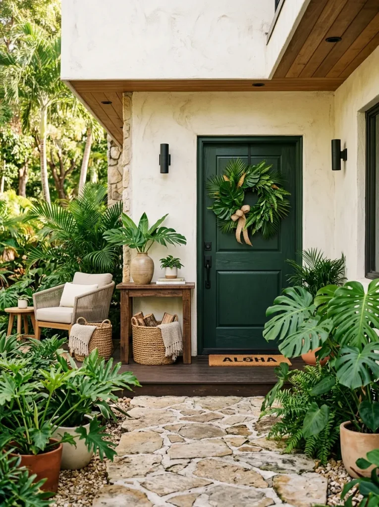 Tropical Leaf Wreath