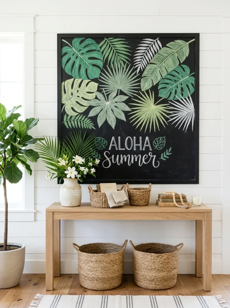 Tropical Palm Leaves
