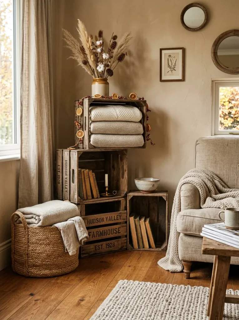 Vintage Wooden Crates