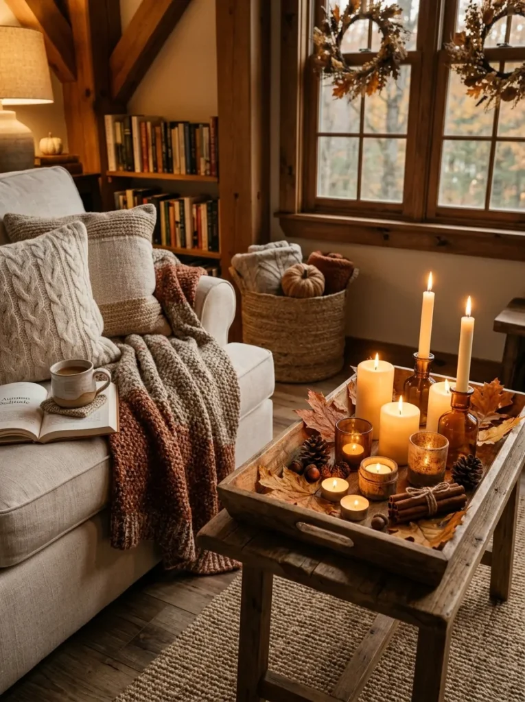 Warm Candle Arrangements