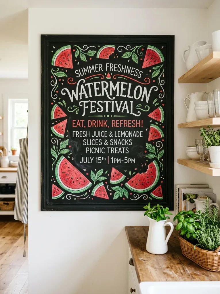 Watermelon Slice Display