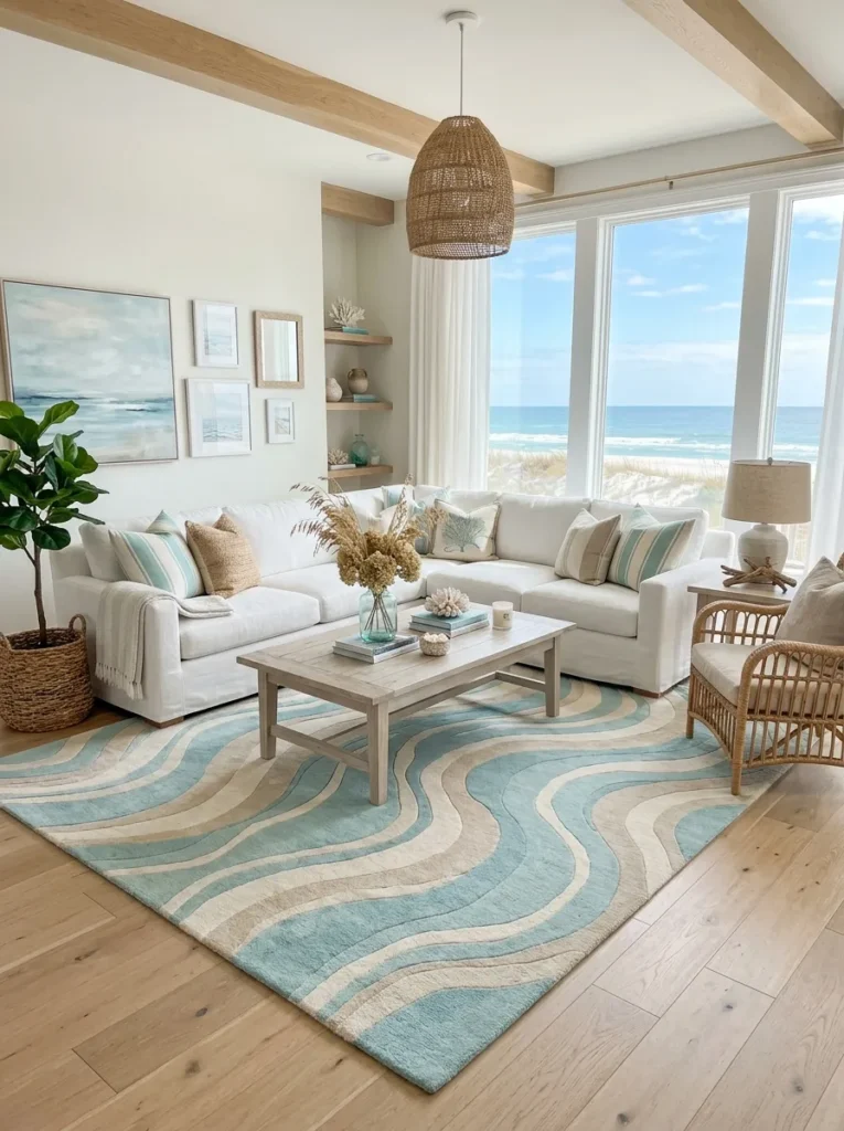 Wave Pattern Rug