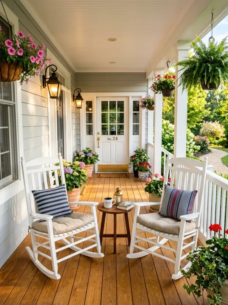White Rocking Chairs