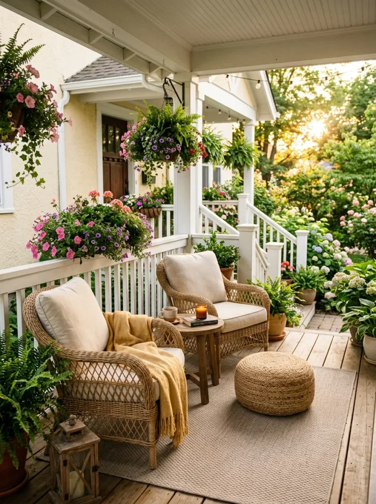 Wicker Seating Corner