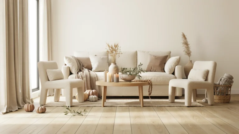neutral fall decor