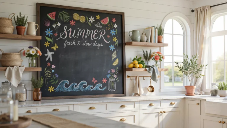 summer chalkboard ideas
