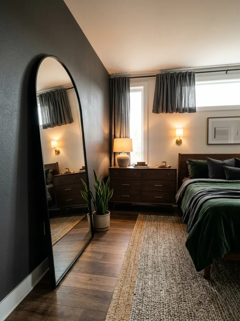 Arched Floor Mirror