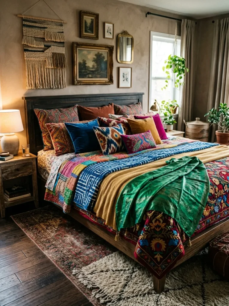 Artistic Bed Layering