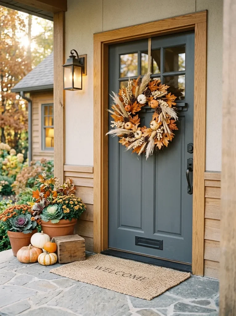 Autumn Wreath Door