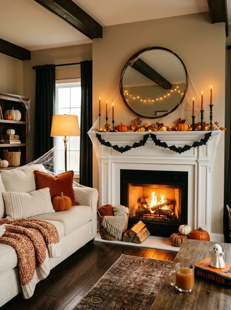 Bat Garland Mantel