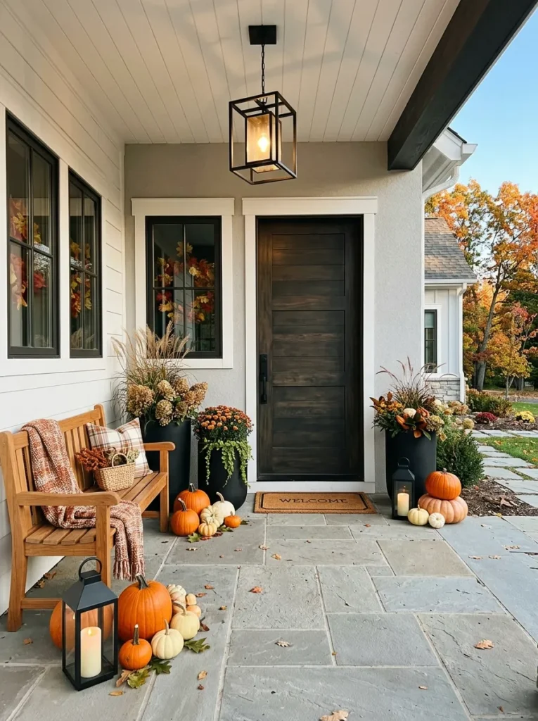 Black And Orange Accents