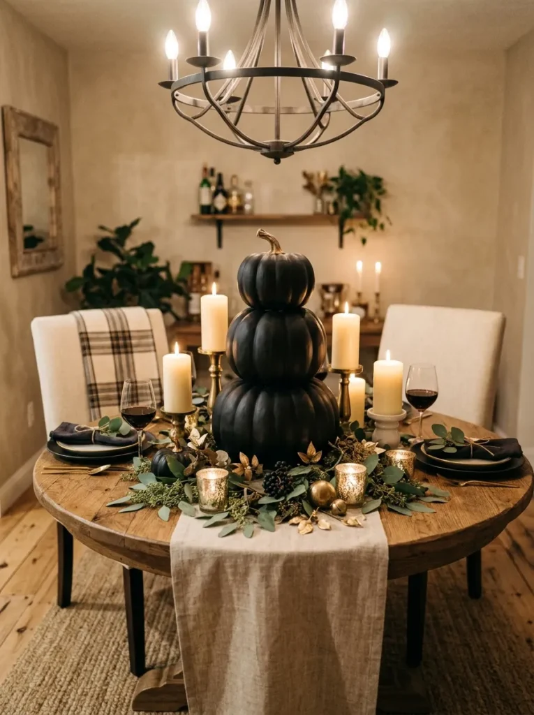 Black Pumpkin Stack