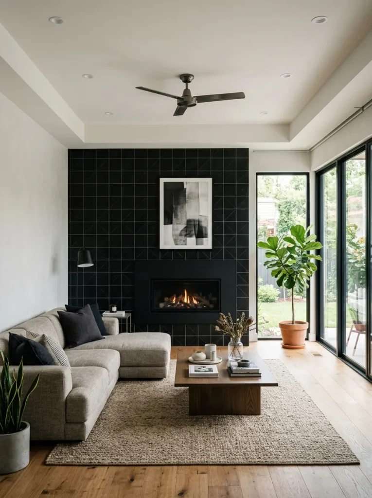 Black Tile Grid