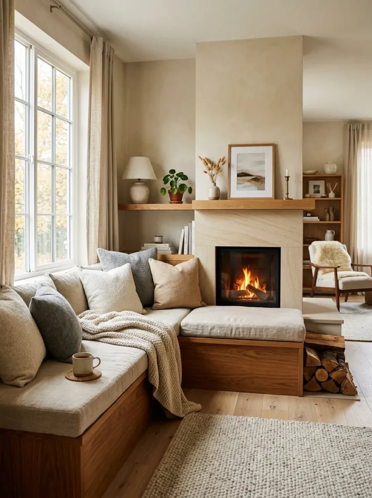 Built-In Bench Hearth
