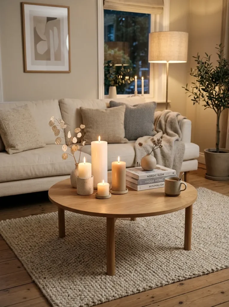 Candlelit Coffee Table