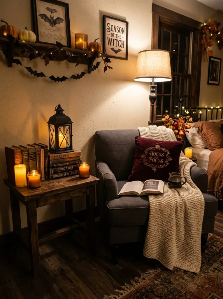 Candlelit Reading Nook