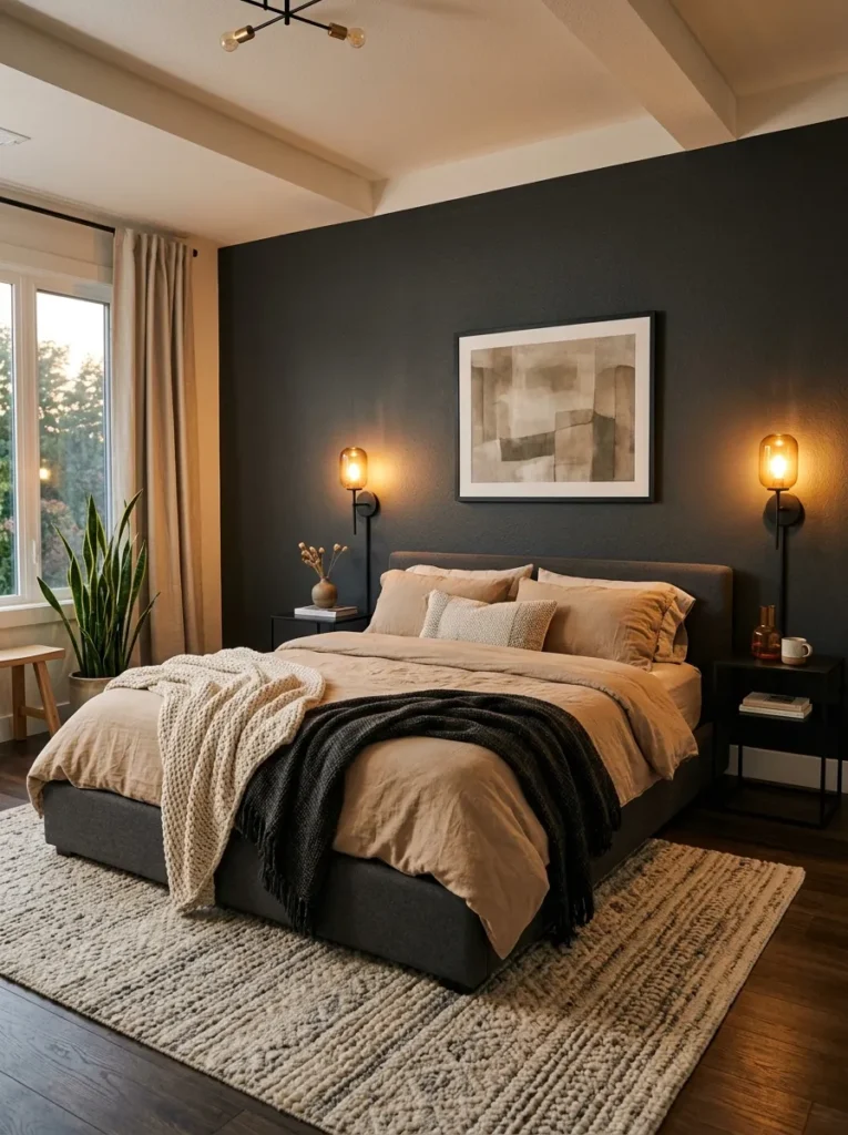 Charcoal Accent Wall