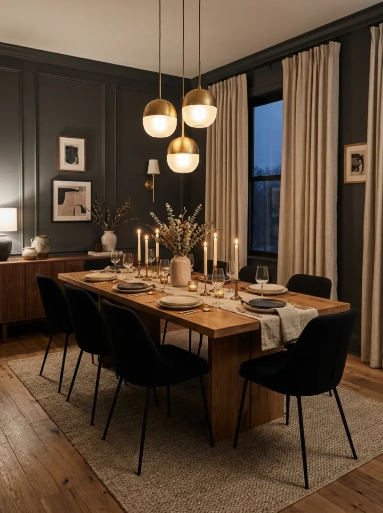 Charcoal Accent Wall