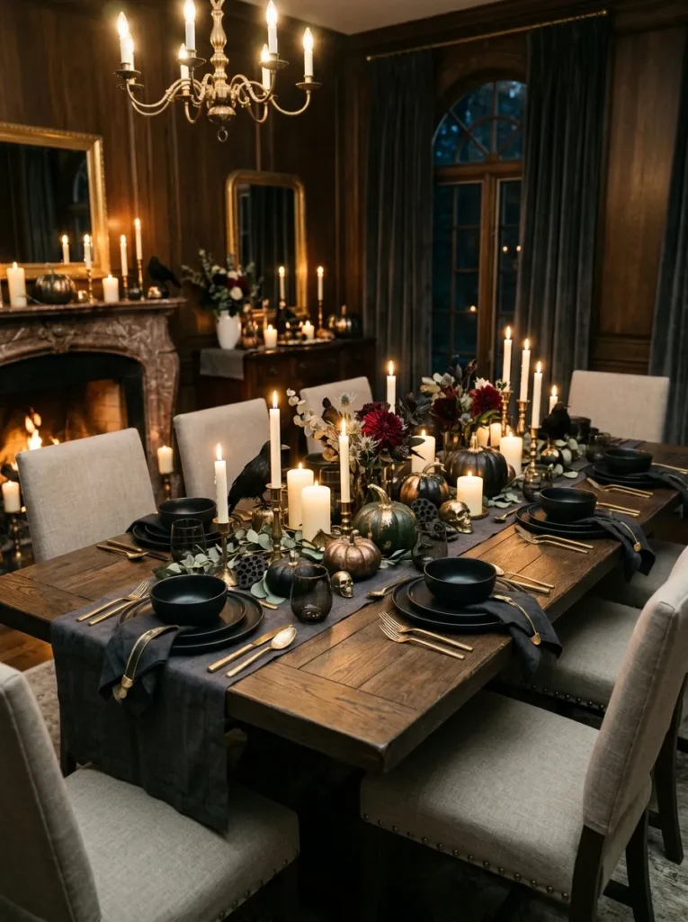 Charcoal Linen Tablescapes