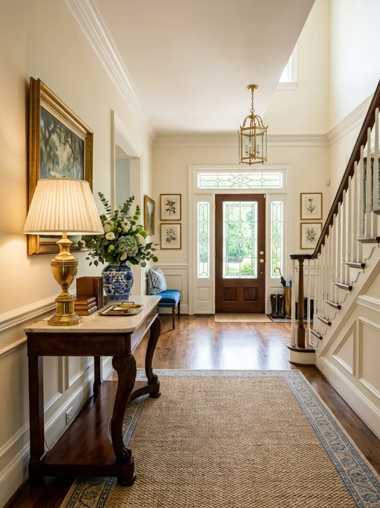 Classic Foyer Styling