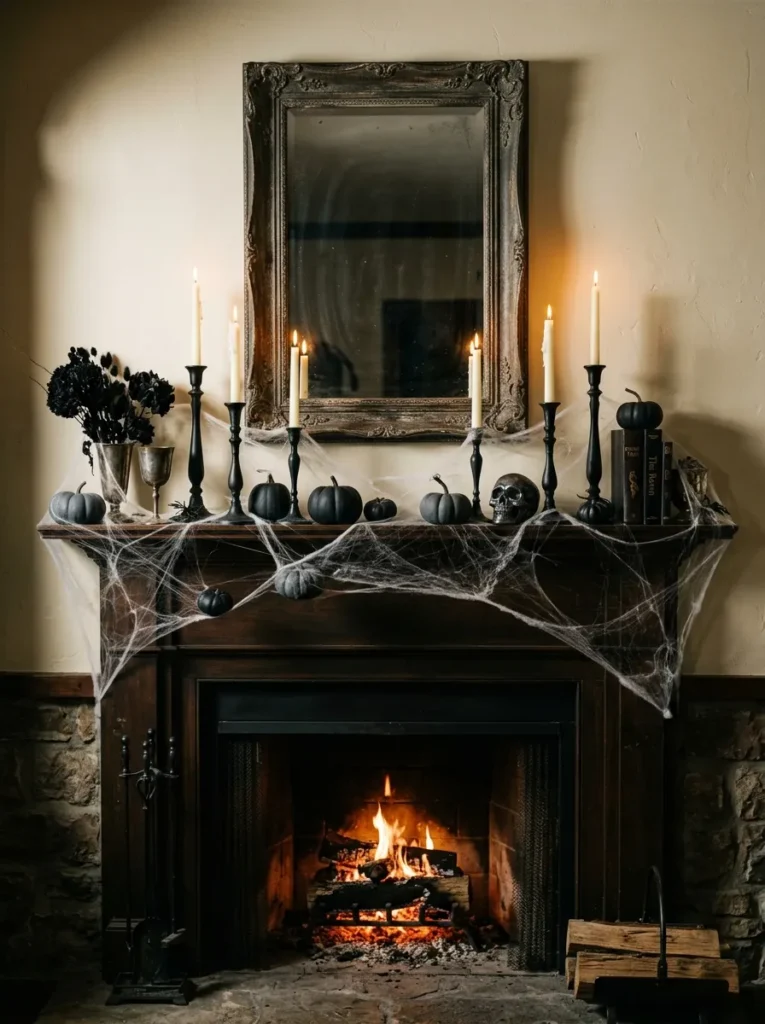Cobwebbed Candleholders